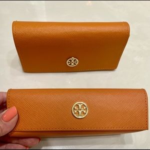 Tory Burch sunglass case & eye glass case